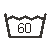 Waschsymbol 60°C 